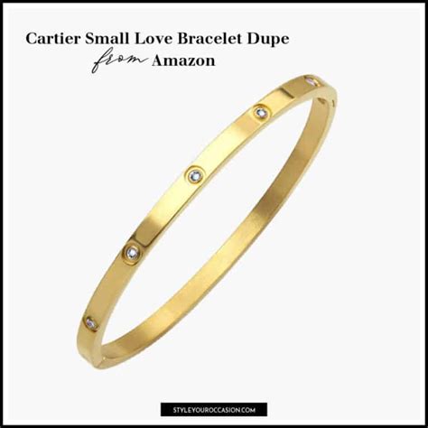 amazon dupe cartier love bracelet|cartier love bracelet look real.